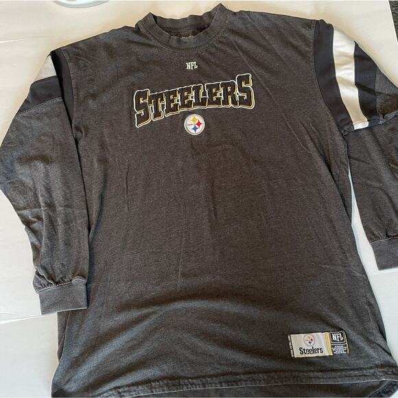 NFL Other - NFL Pittsburgh Steelers Shirt 2XL Genuine Merch Longsleeve Football Gray Sports